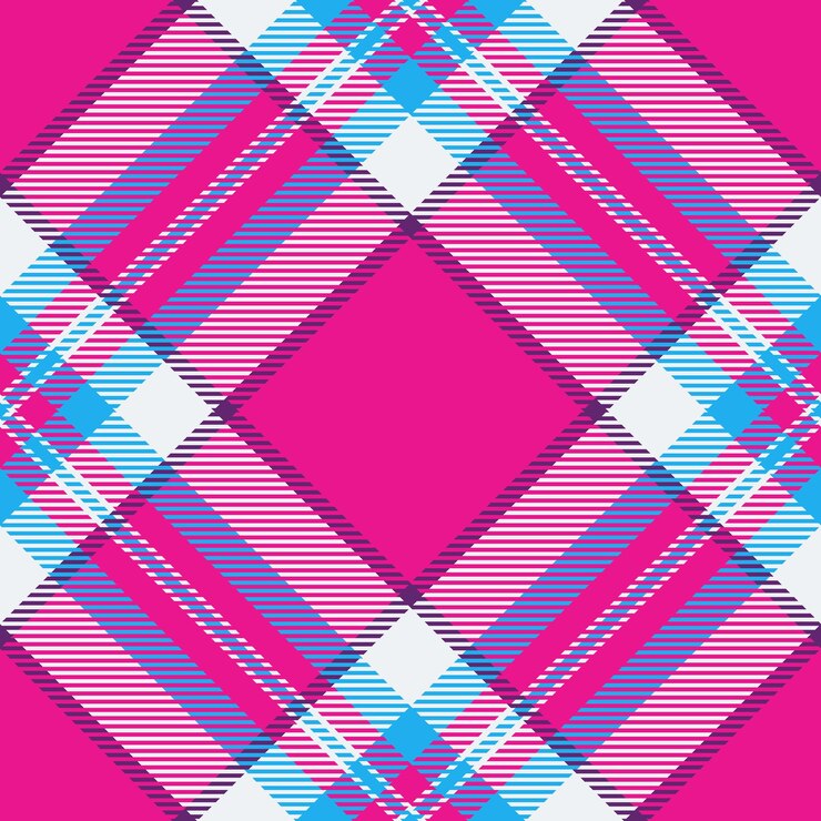 Vetor textura sem costura tartan de fundo vetorial xadrez com um padrão de tecido de verificação têxtil