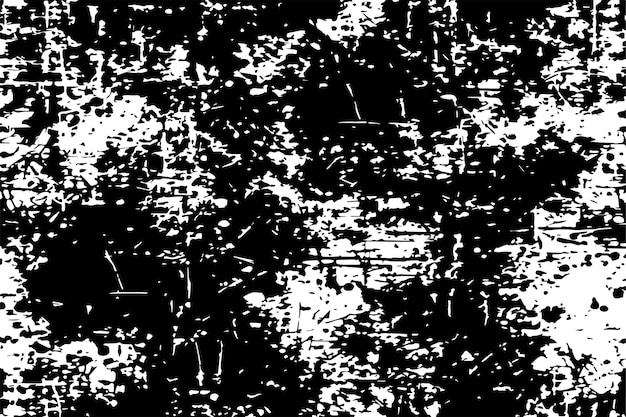 textura suja monocromática preta e branca espalhada e arranhada