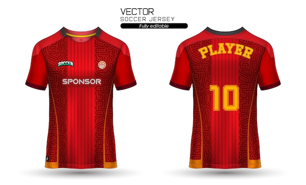 Textura vetorial grátis para camisa de futebol de futebol