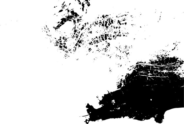 Textura vetorial grunge rústica com grãos e manchas fundo de ruído abstrato superfície desgastada e danificada fundo áspero detalhado ilustração gráfica vetorial com EPS10 branco transparente