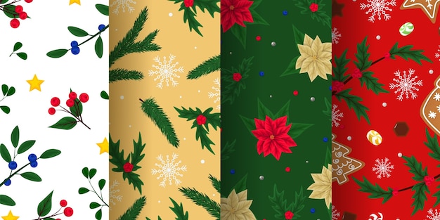 Texturas infinitas de Natal para papel de parede