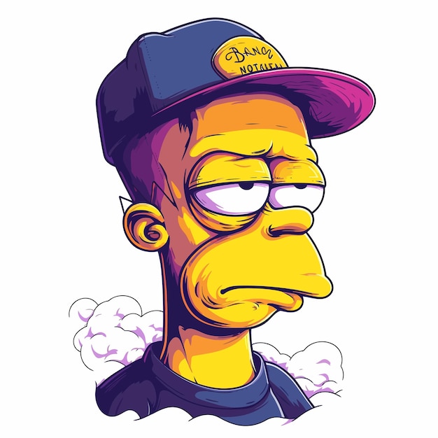 Vetor the_simpsons_bartman_vector_ilustração