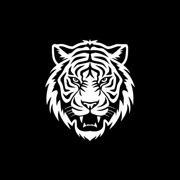 Vetor tiger logo vector de alta qualidade ilustração vetorial ideal para gráfico de camiseta