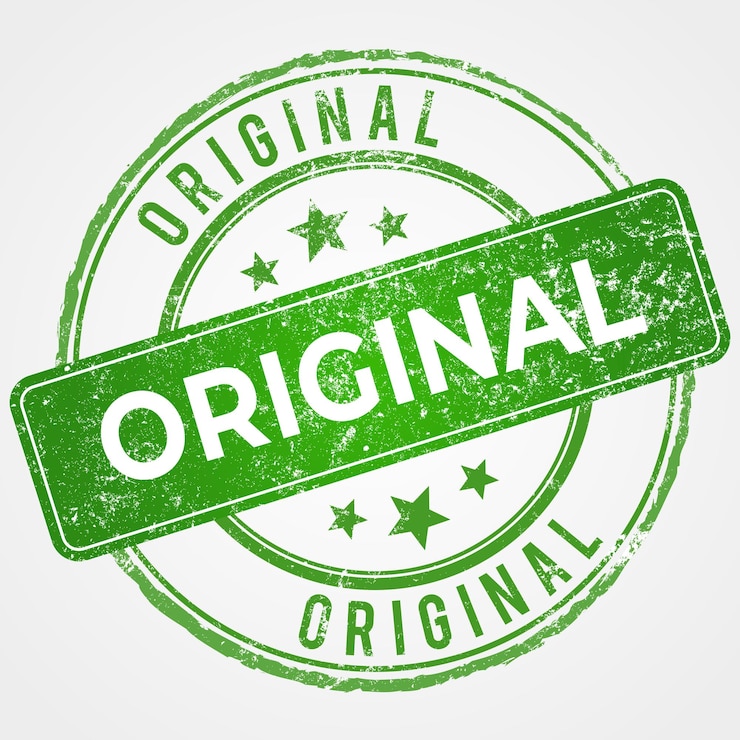Vetor timbre original em tonalidade verde com aspecto grunge
