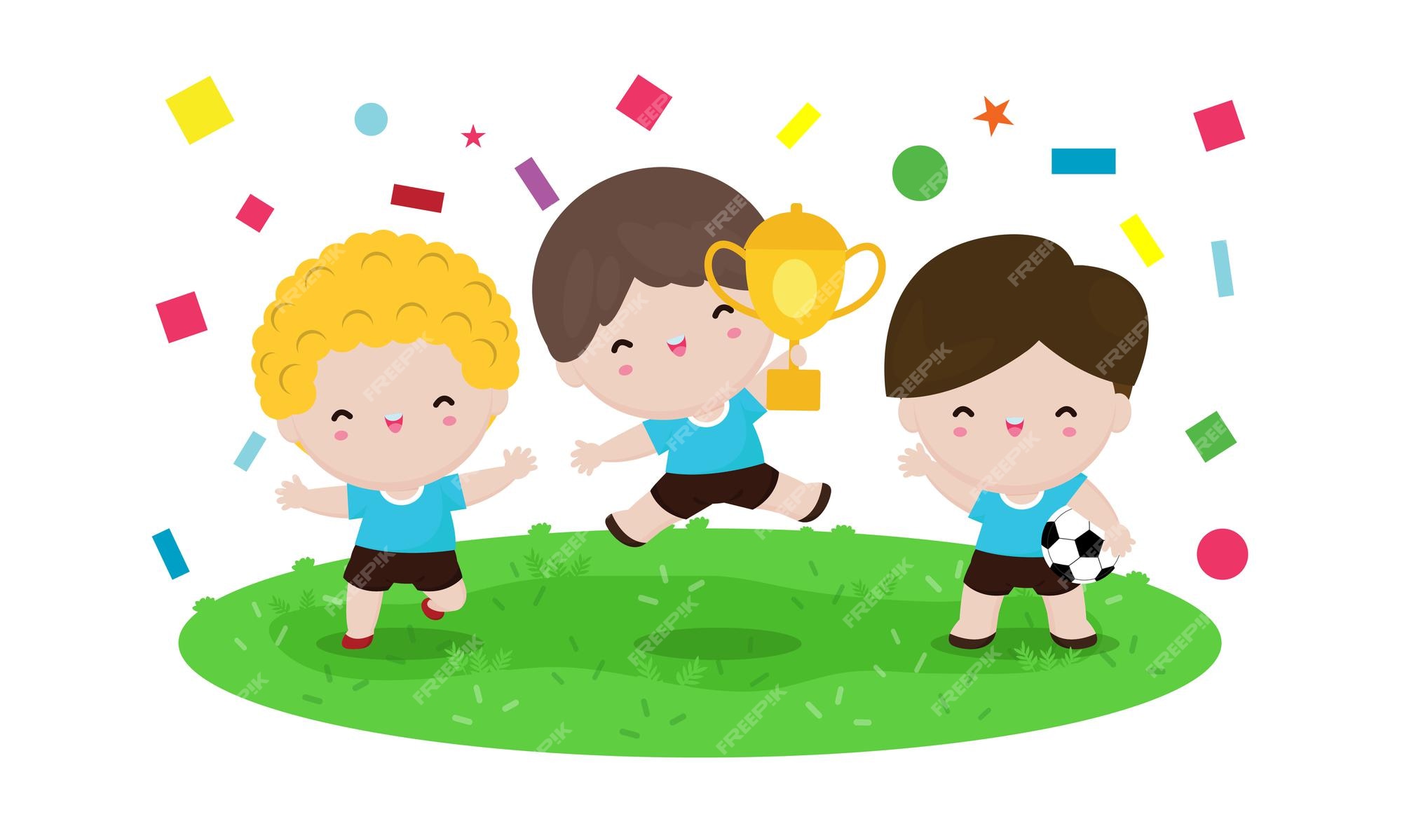 Feelyou Tapeçaria de futebol infantil desenho animado tema