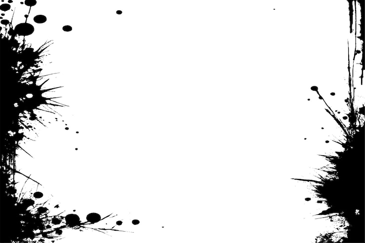 Vetor tinta preta textura grungy em fundo branco imagem vetorial de textura de salpicos de tinta preta