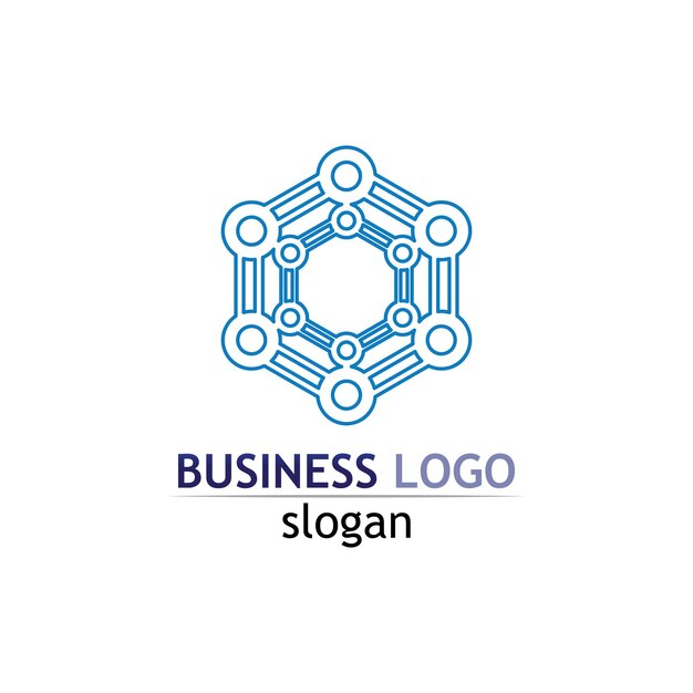 Tipo de logotipo design vetorial logotipo da empresa de negócios identidade estilo ícone criativo