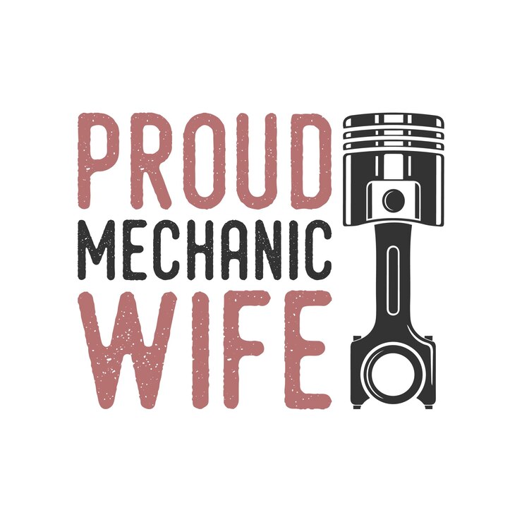 Vetor tipografia vintage retrô mecânico trabalhador engenheiro slogan tshirt design ilustração