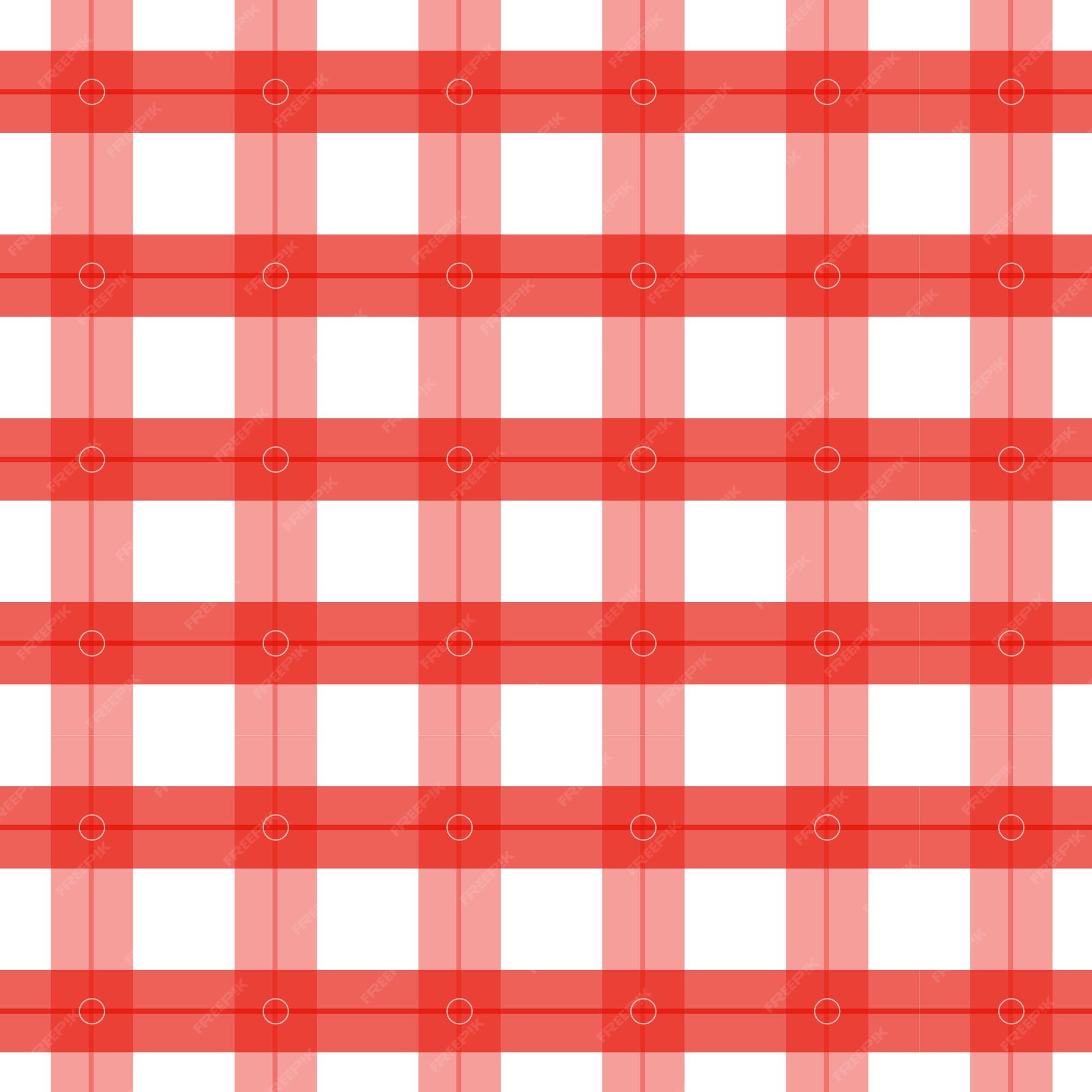 Toalha de mesa sem costura padrão xadrez papel digital xadrez tartan  vermelho estilo xadrez búfalo xadrez