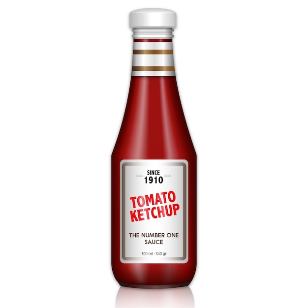 Vetor tomate ketcup