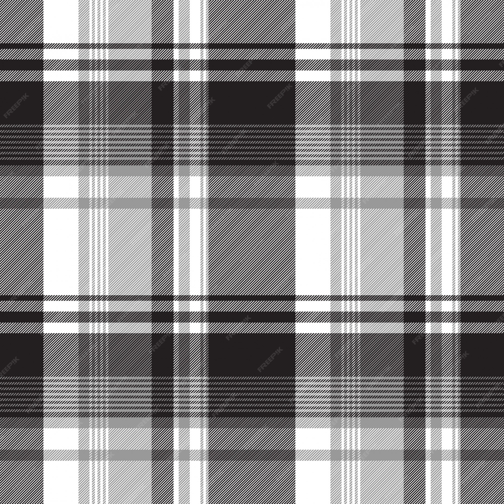 Vetores de Textura Padrão Xadrez Tartan Em Preto E Branco Verificação  Texturizada De Herringbone Perfeitamente Xadrez Para Camisa De Flanela Saia  Cobertor Ou Outra Estampa Têxtil Moderna De Moda De Verão Primavera