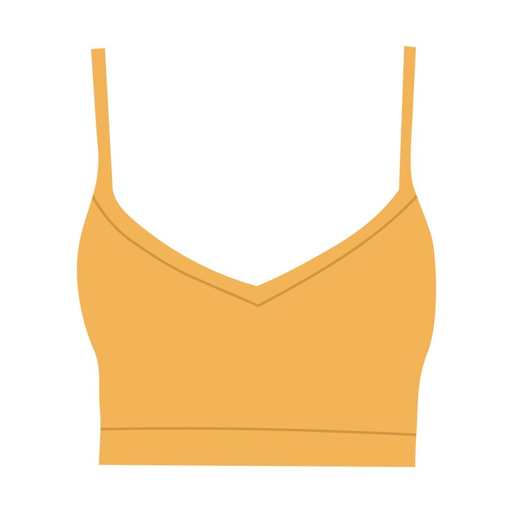Vetor top esportivo isolado em vetor de fundo branco