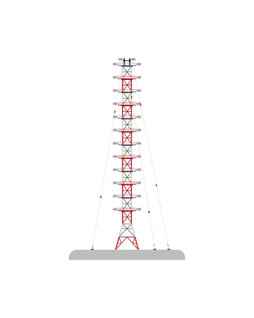 Vetor torre de comunicação