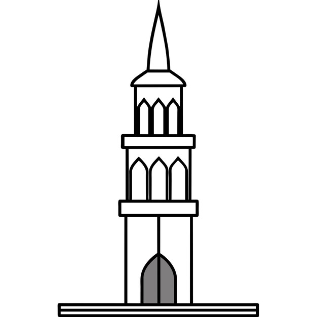 torre de mesquita moderna elegante mesquita moderna 29