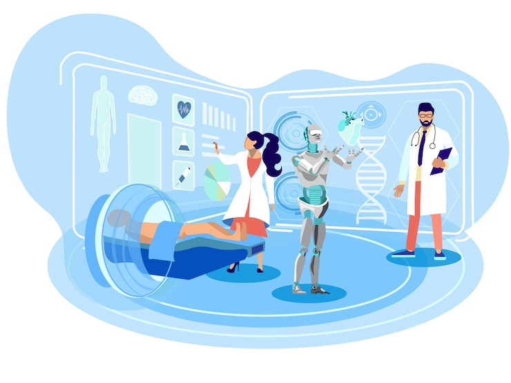 Vetor trabalho futurista.
