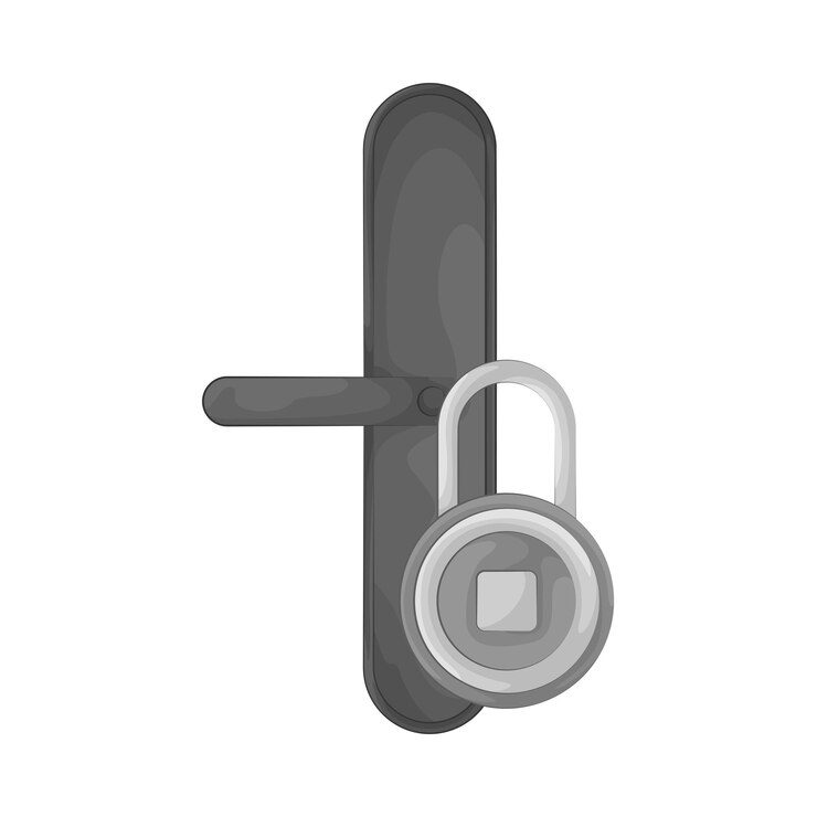 Vetor tranca da porta