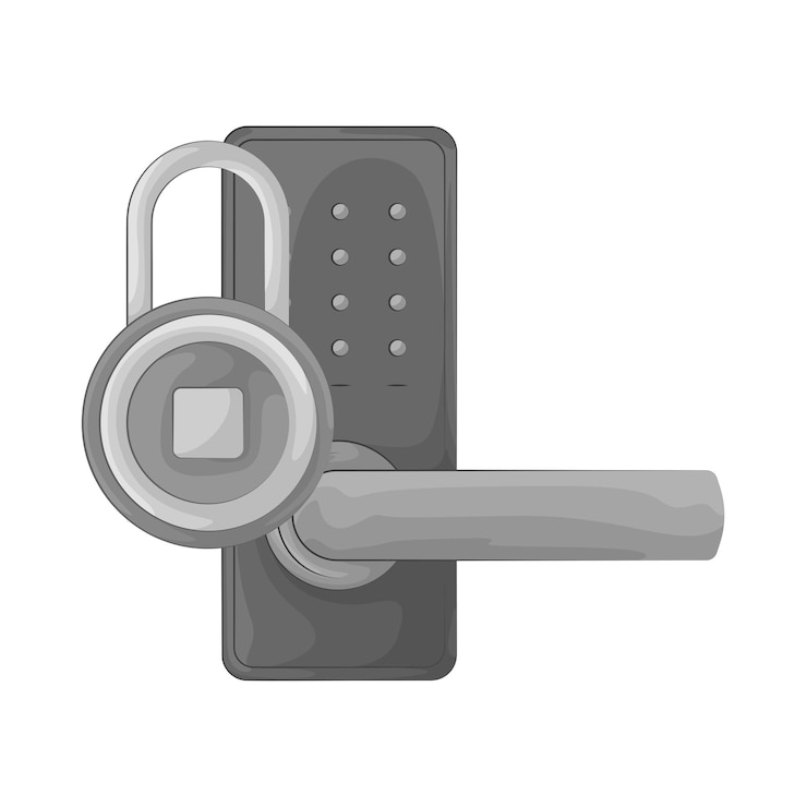 Vetor tranca da porta