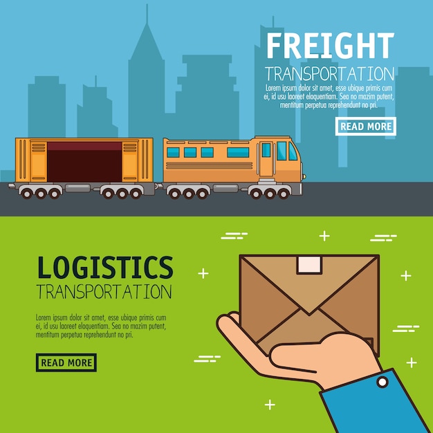 Transporte de mercadorias e logística de entrega