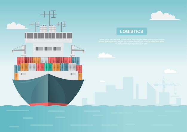 Transporte marítimo logístico