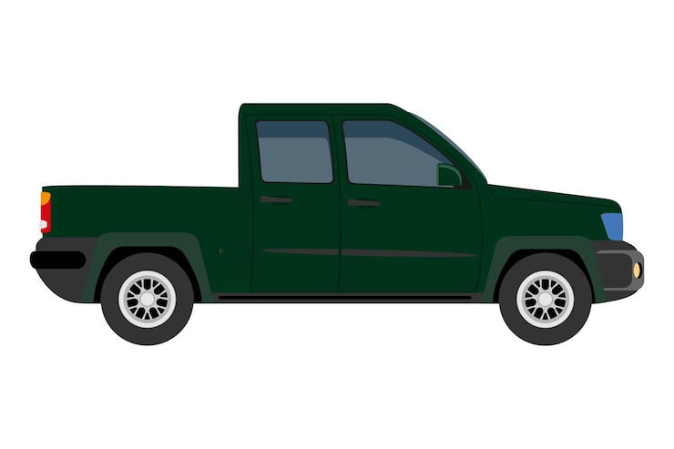 Vetor transporte para o transporte de mercadorias ou passageiros ilustração vetorial de ícone plano