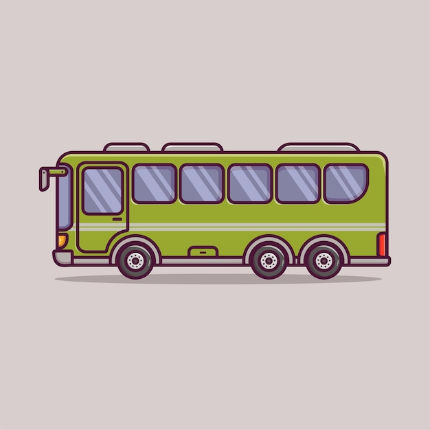 Transtportação de desenho de ônibus