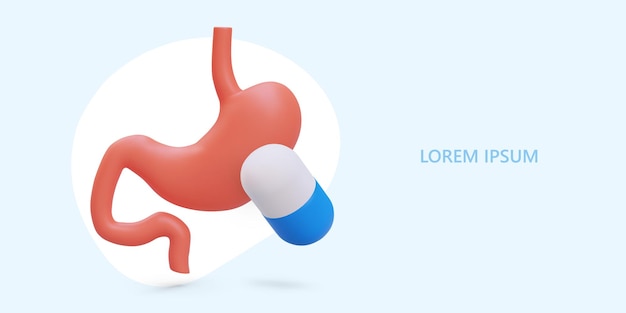 Tratamento do estômago Gastrite úlcera inflamação distúrbio da flora