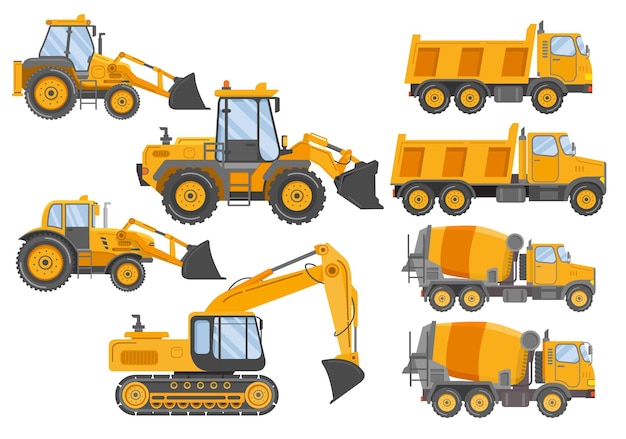 Trator retroescavadeira escavadeira de trilha de construção Escavadeiras hidráulicas Trator de equipamento de construção