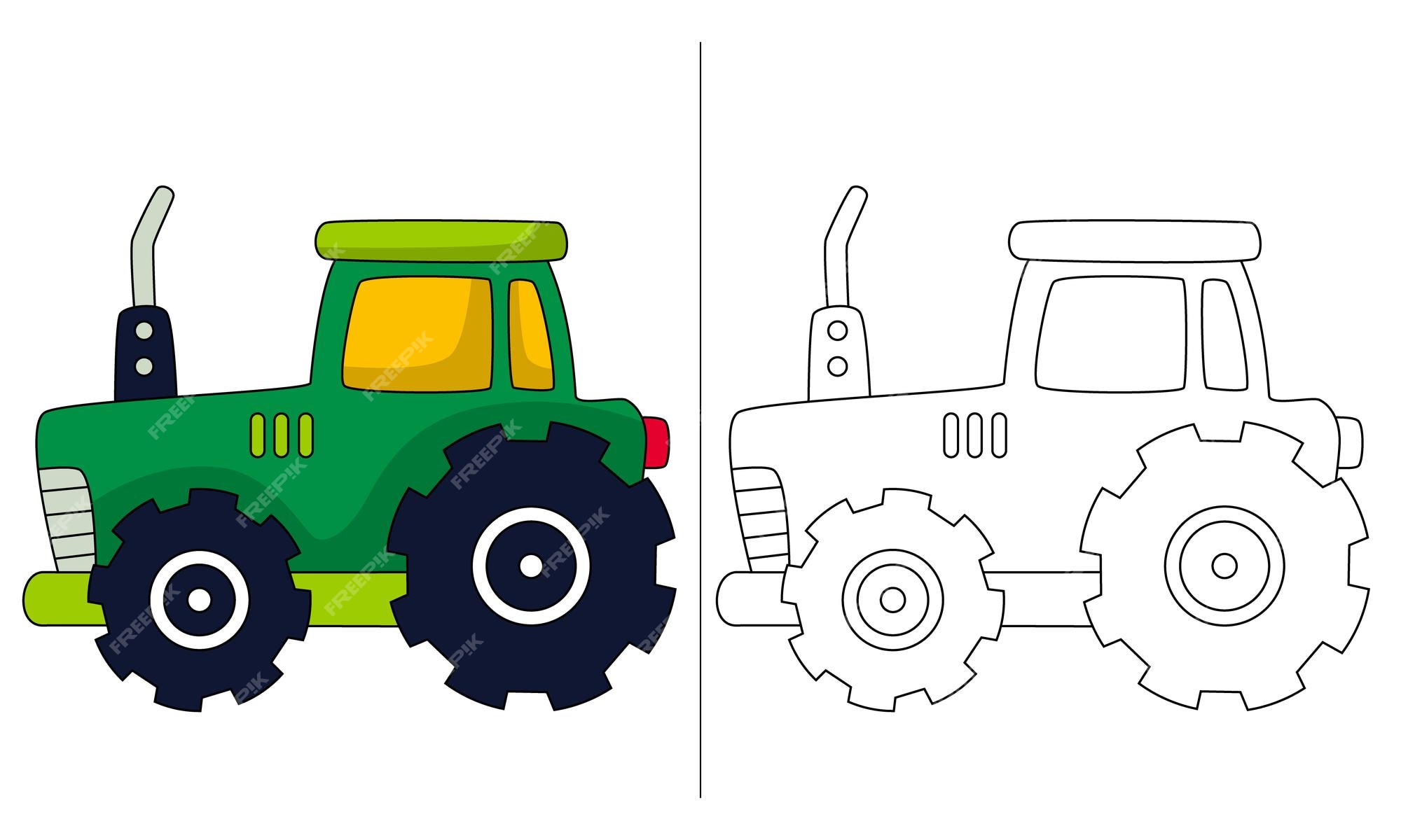 Etiquetas Infantis Trator, carro, desenho e nome dos meninos