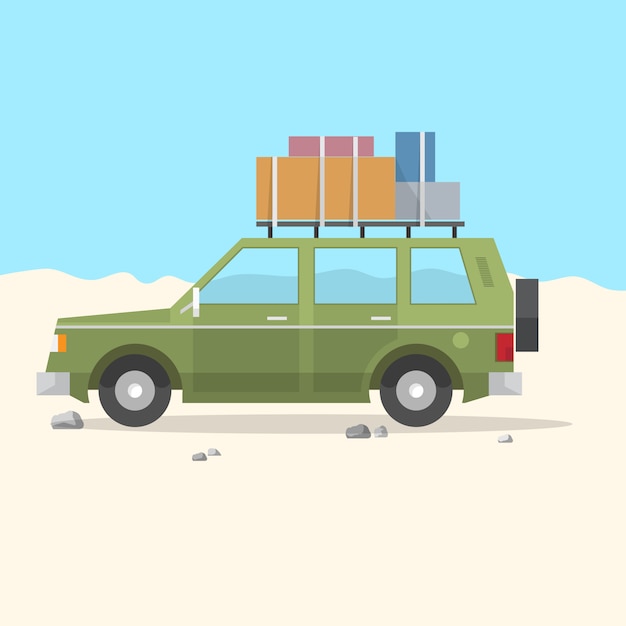 Travel car suv - viagem por estrada