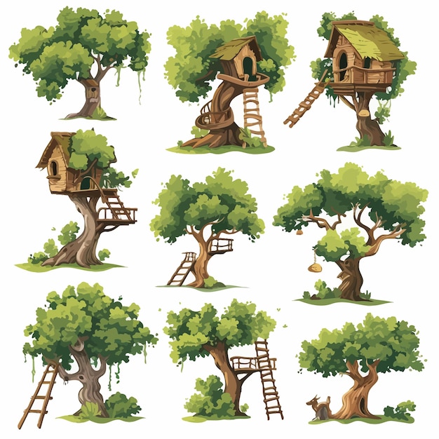 Tree_house_concept_vector_illustration