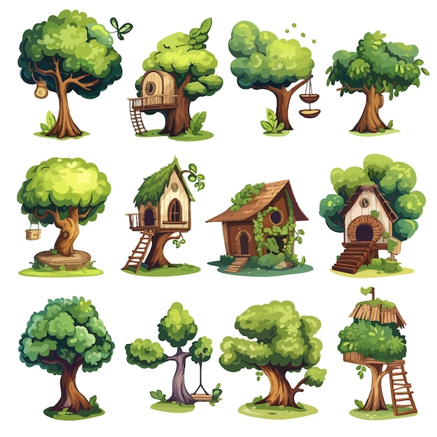 Tree_house_concept_vector_illustration