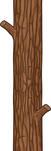 Vetor tronco de árvore
