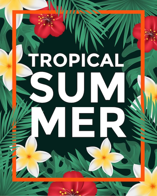 Tropical poster