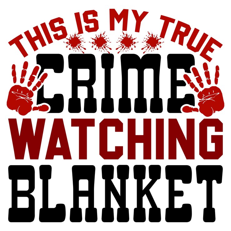 Vetor true crime svg e arquivo de design de camiseta