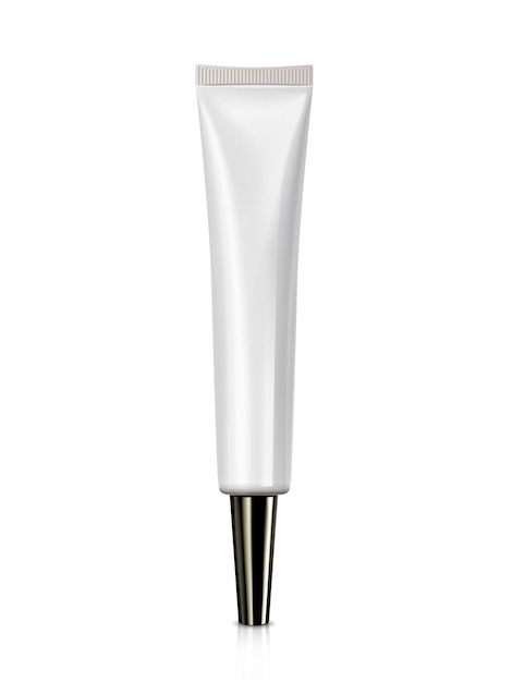 Tubo cosmético em branco