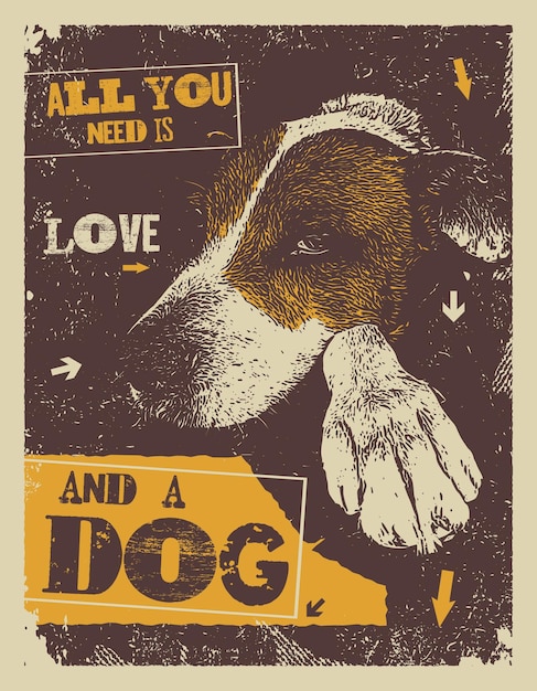 Tudo que você precisa é amor e um cachorro