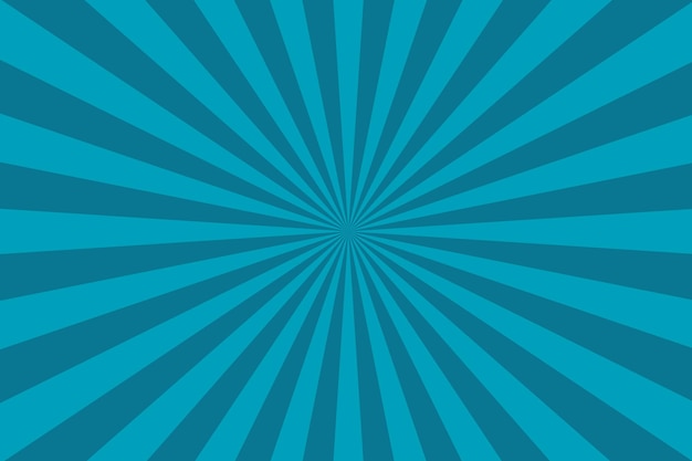 Turquesa Sunburst padrão fundo ilustração geométrica de raios radiais vibrantes