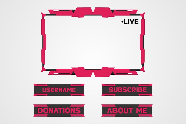 Um banner rosa com a palavra live nele