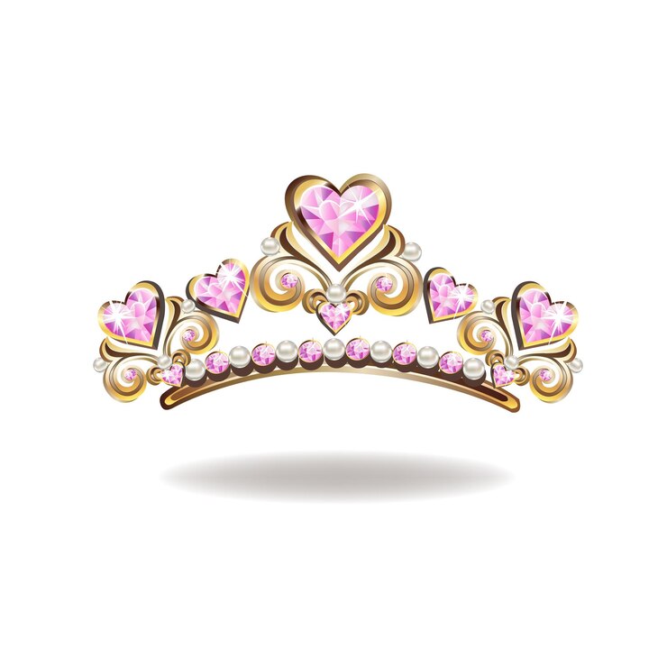Vetor um belo diadema de princesa.