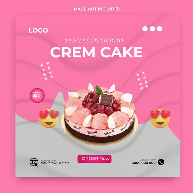 Um bolo que diz para fazer bolos.