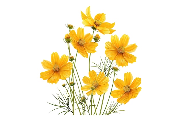 um bouquet de flores amarelas com a palavra "dandelion" na parte inferior