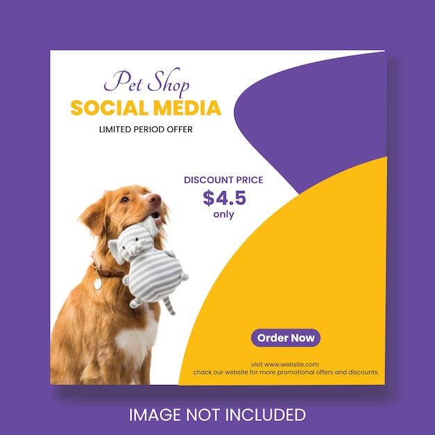 Um cachorro e um cachorro estão em um fundo roxo.