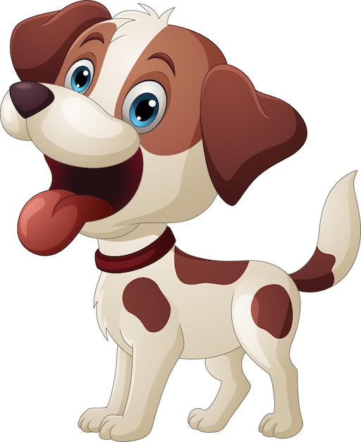 Um cãozinho de desenho animado.