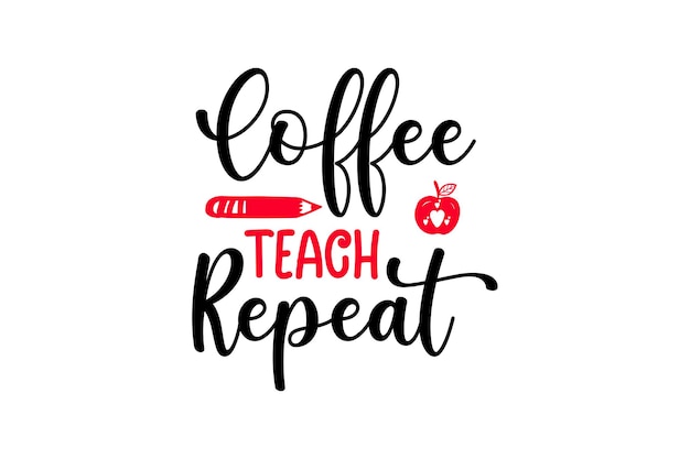 Um cartaz com uma frase que diz café ensina a repetir.
