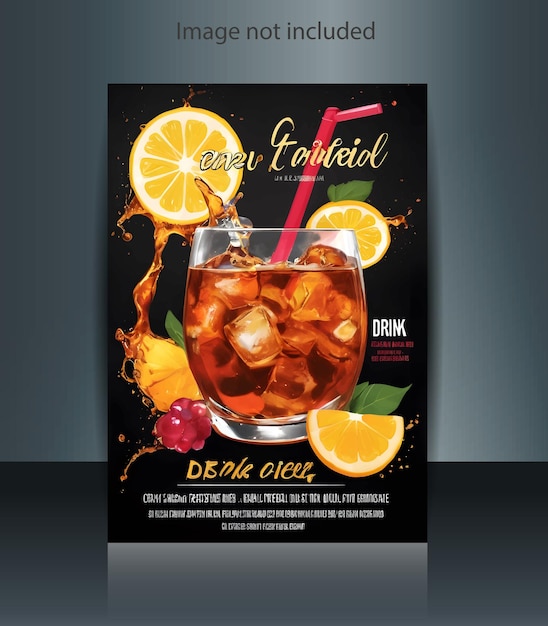 Um cartaz para uma bebida chamada lageron