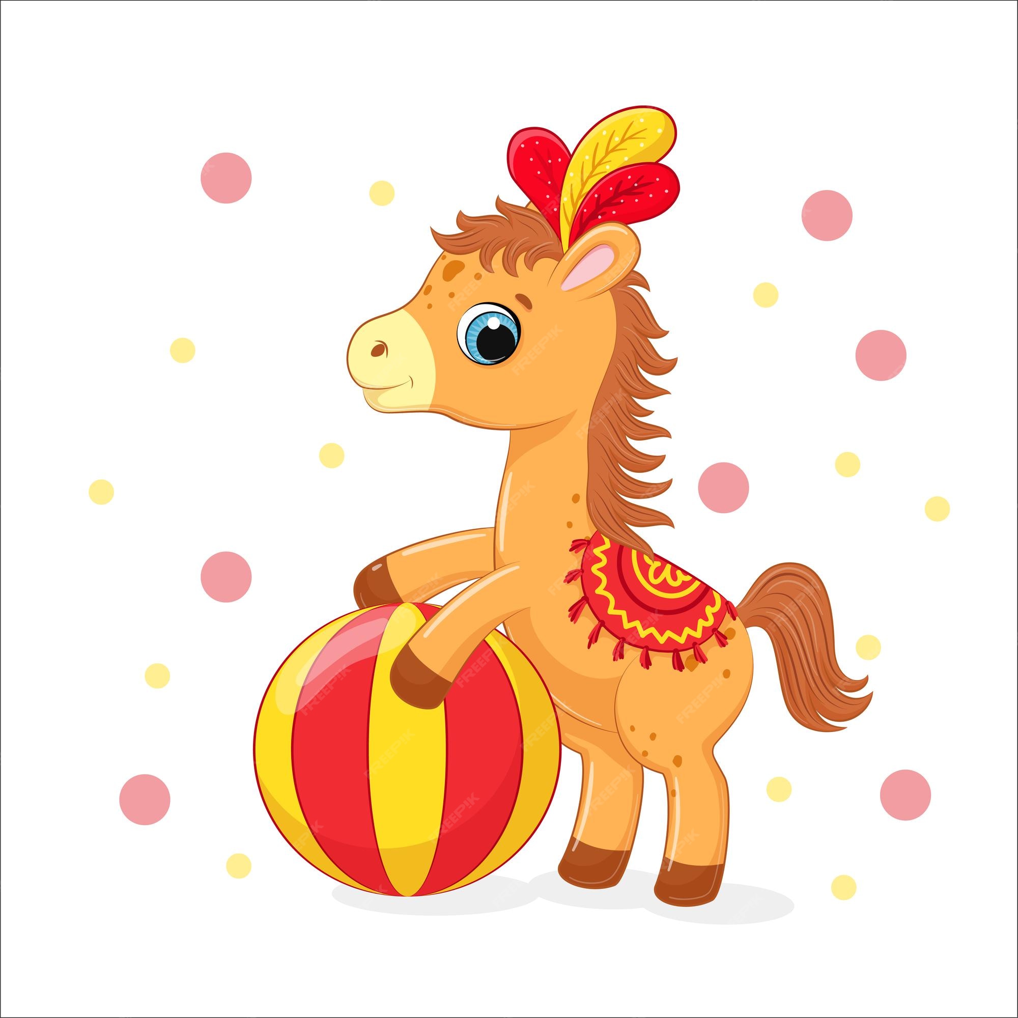 Desenho animado de ilustração de cavalo de pinata fofo, Gráficos - Envato  Elements