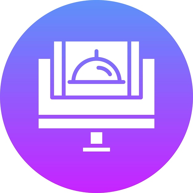 um círculo azul com um círculo azuis com um circulo azul com um circo azul e roxo com um desenho que diz mesquita