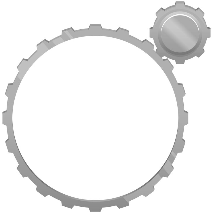 Vetor um círculo branco com um círculo cinzento e um anel de prata que diz " sem logotipo ".