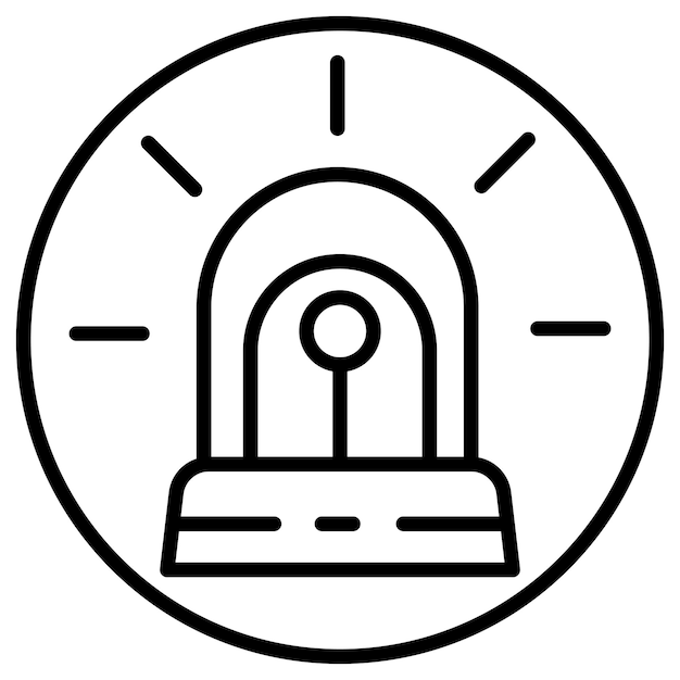 Um círculo com um círculo e um círculo com Um círculo no meio