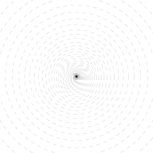 Um círculo preto com uma linha branca no centro